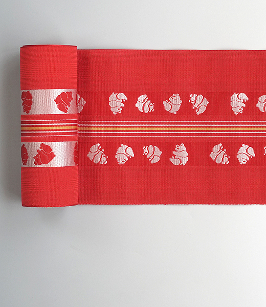 博多織 半巾帯：紋紗織