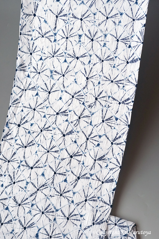 有松絞り：天然藍染め 手蜘蛛絞り | 創作着物と帯の専門店 マルトヤ