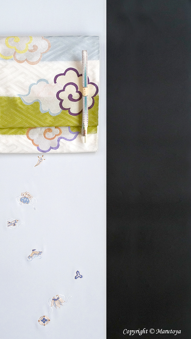 洛風林：袋帯『紗綾型飛雲文』 – 創作着物と帯の専門店 マルトヤ