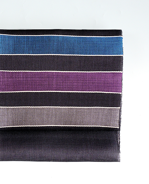 柳晋哉 制作：残糸 夏季九寸名古屋帯 Ⅰ