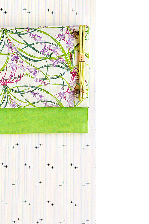 赤嶺織り工房：夏織物 琉球かすり『壁上布』